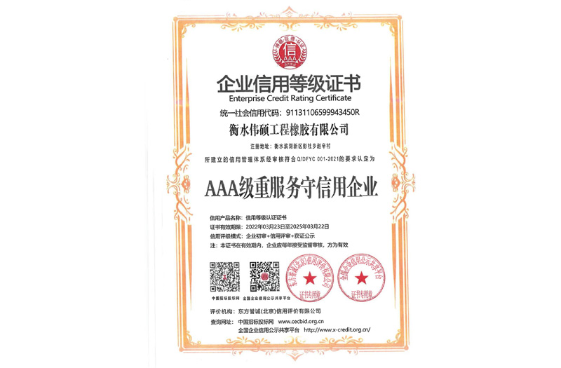 AAA重服務(wù)守信用企業(yè)